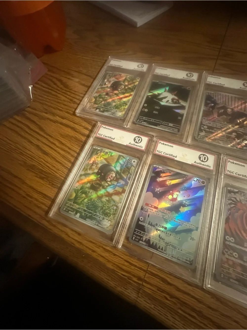 Pokemon Lot Of 11 TGC Certified Authentic Grade 10 Free Shipping china India mix